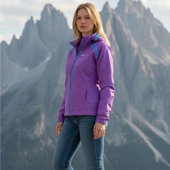 Helly Hansen Jackets & Blazers - Helly Hansen Women's Purple windbreaker Jacket medium